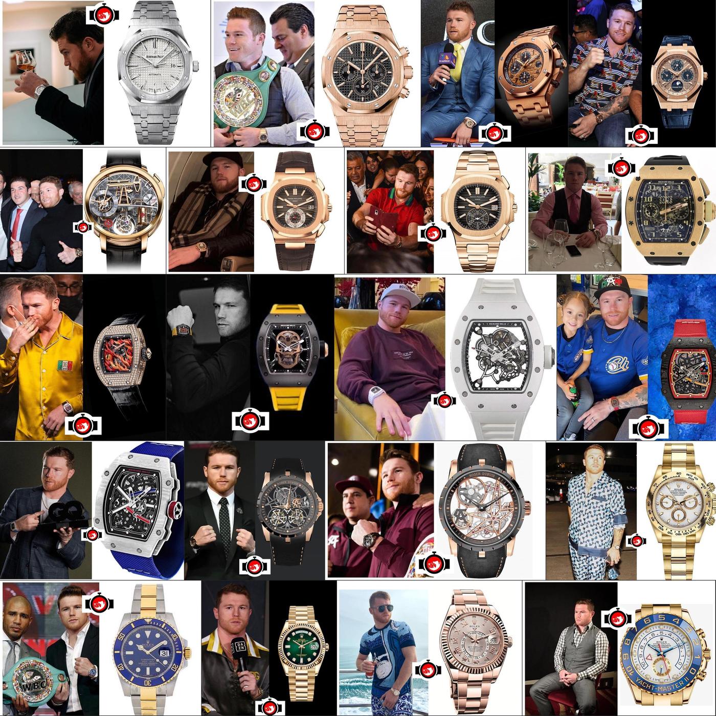 Inside the Watch Collection of Boxing Champion Canelo Álvarez